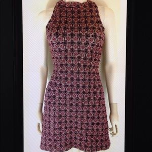 Zara Trafaluc Quilted A Line Sleeveless Mini Dress